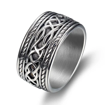 design your own jewelry heavy viking design stainless steel ring amulet take bring lucky band rings for men women
