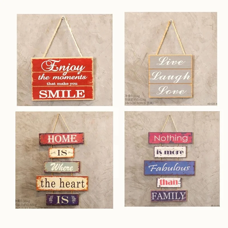 Home Hanging Wooden Photo Plaque 