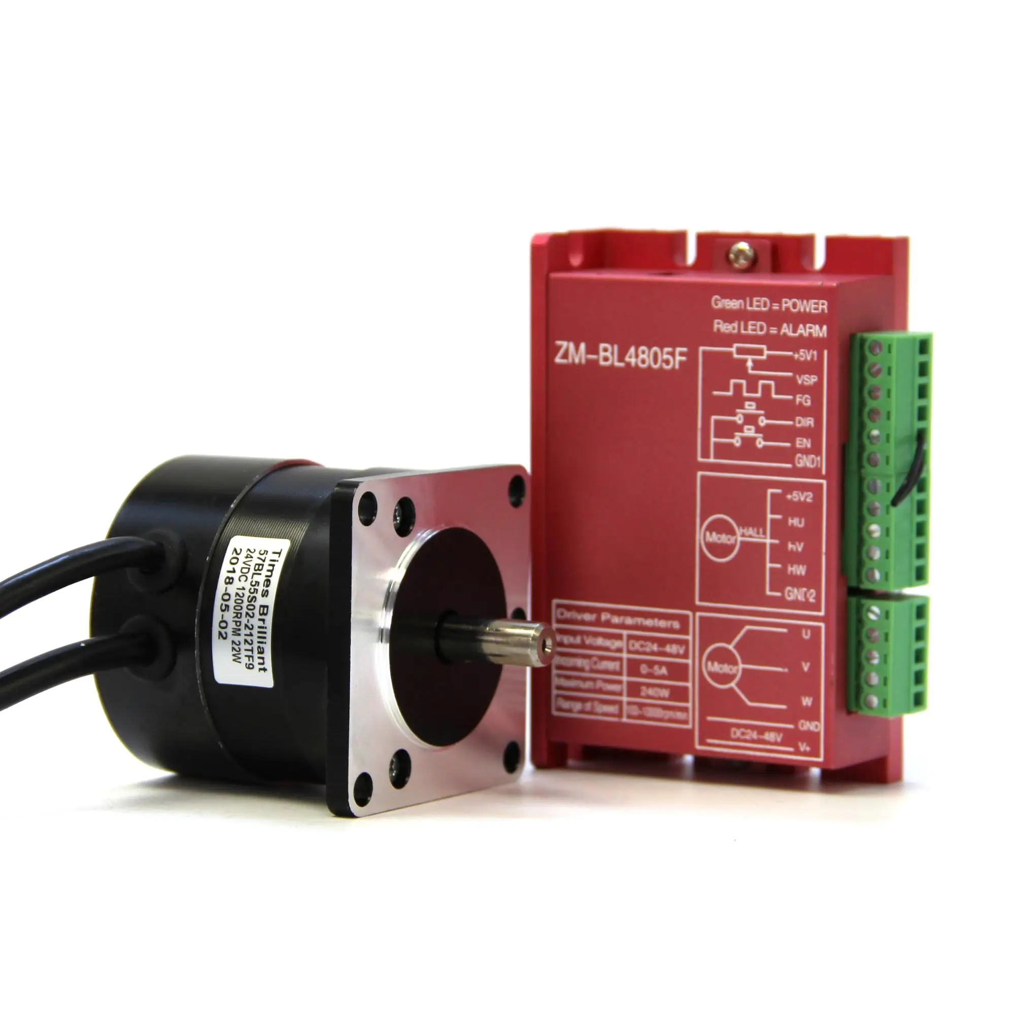 Motor Controller 24v 5A Bldc  Controller Brushless Driver with Hall Sensor Control