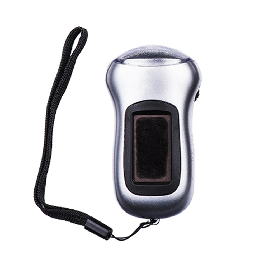 Фонарик с ручкой для экстренного освещения, Водонепроницаемый миниатюрный светодиодный фонарь на солнечной батарее для скалолазания, Походов, Кемпинга