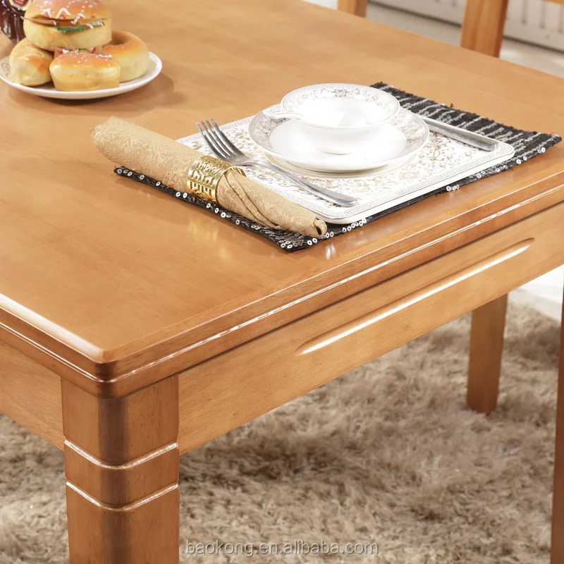 Solid Wood Square Dining Table Set