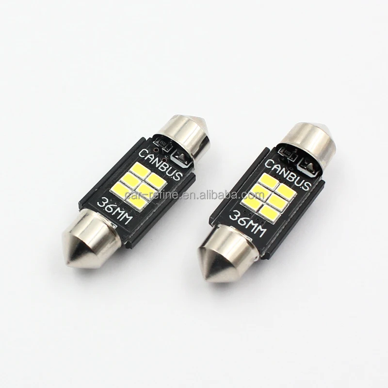 C5W Festoon LED Dome Light Bulbs 3020 6SMD 31mm 36mm 39mm 41mm Festoon LED Interior Light Canbus Car Festoon C5W LED Bulb