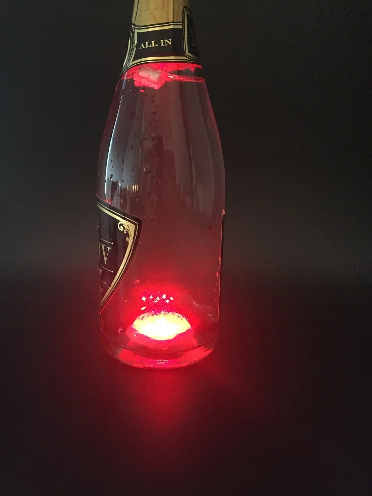 Со светодиодной подсветкой Бутылка светодиодные бутылки шампанского, винного стакана, дно