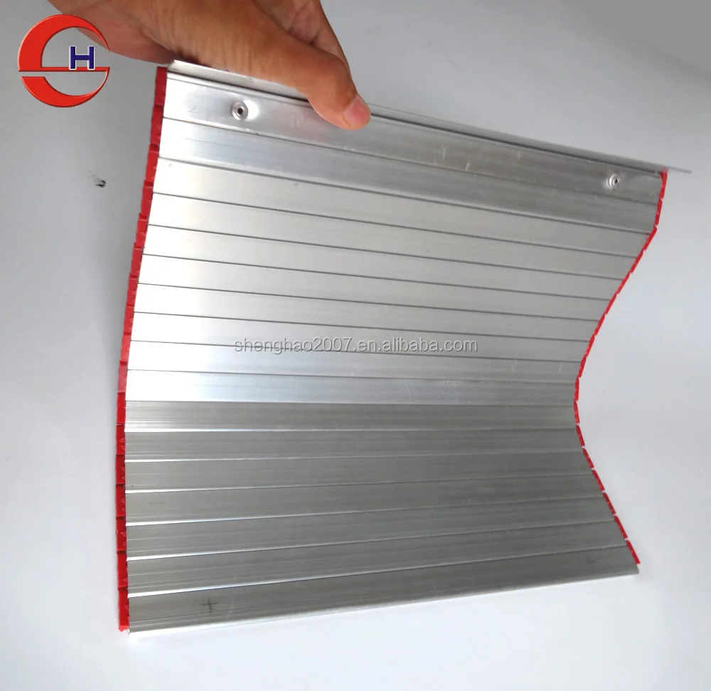 Flexible Rolling Curtain Shield Guard Aluminum Bellows Cover for CNC Machine