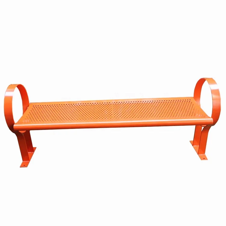 Metal park bench frame steel bench brackets outdoor steel bench, View