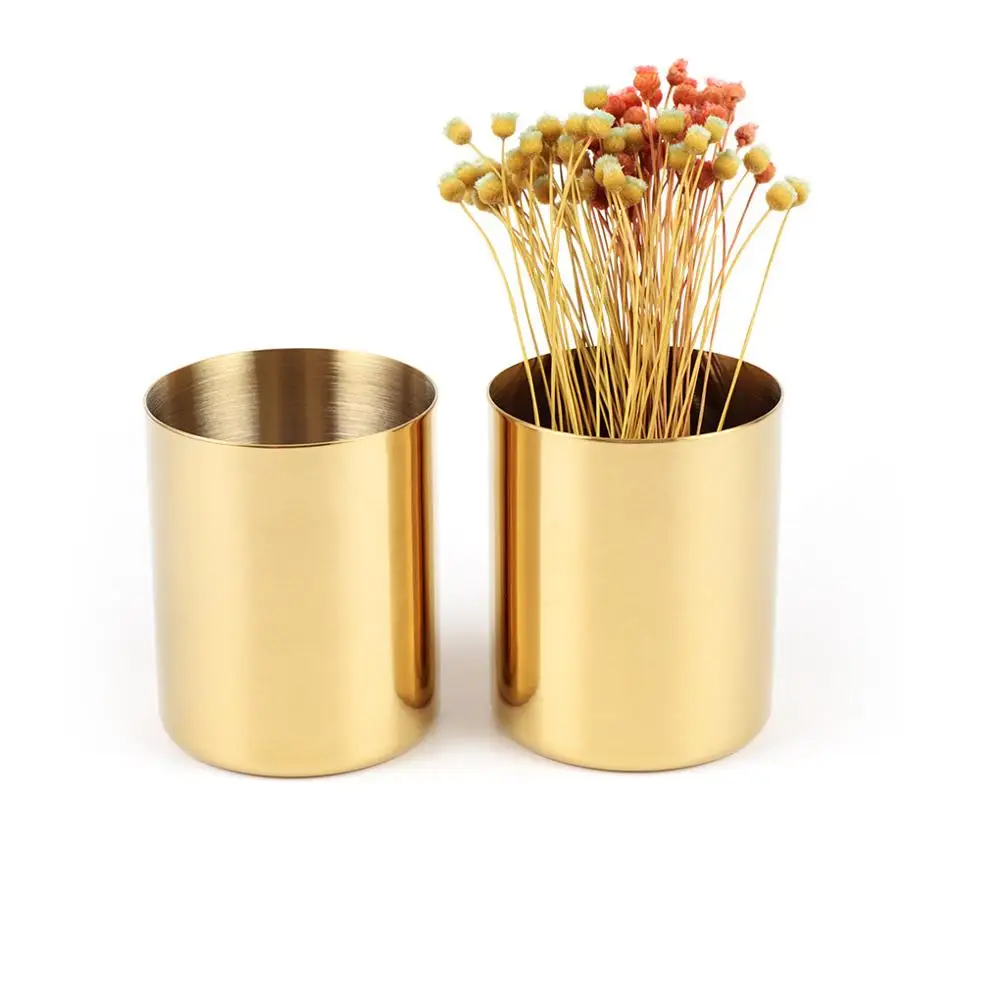Современный комод и аксессуары для стола держатель карандашей из нержавеющей стали позолоченные чашки