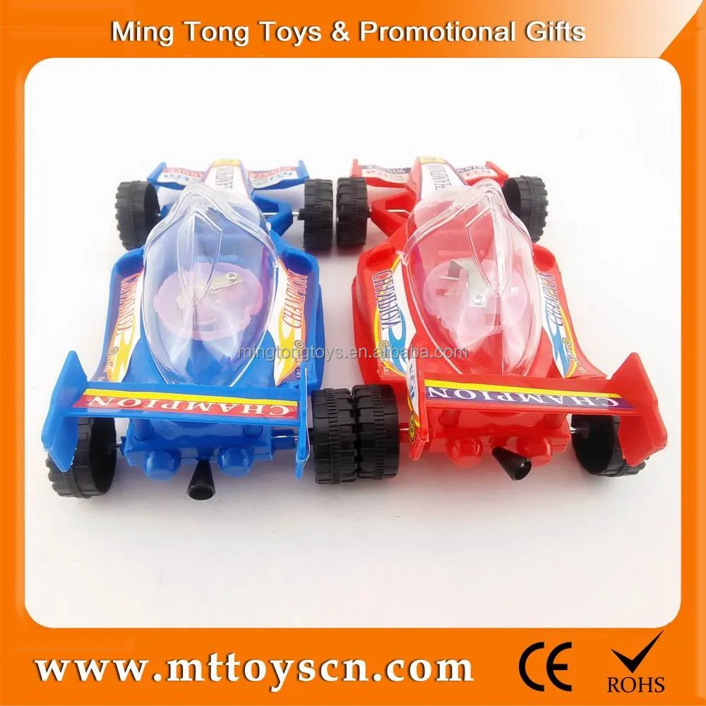 Promotion Plastic Light Pull String Car Toy Candy With Candy Inside