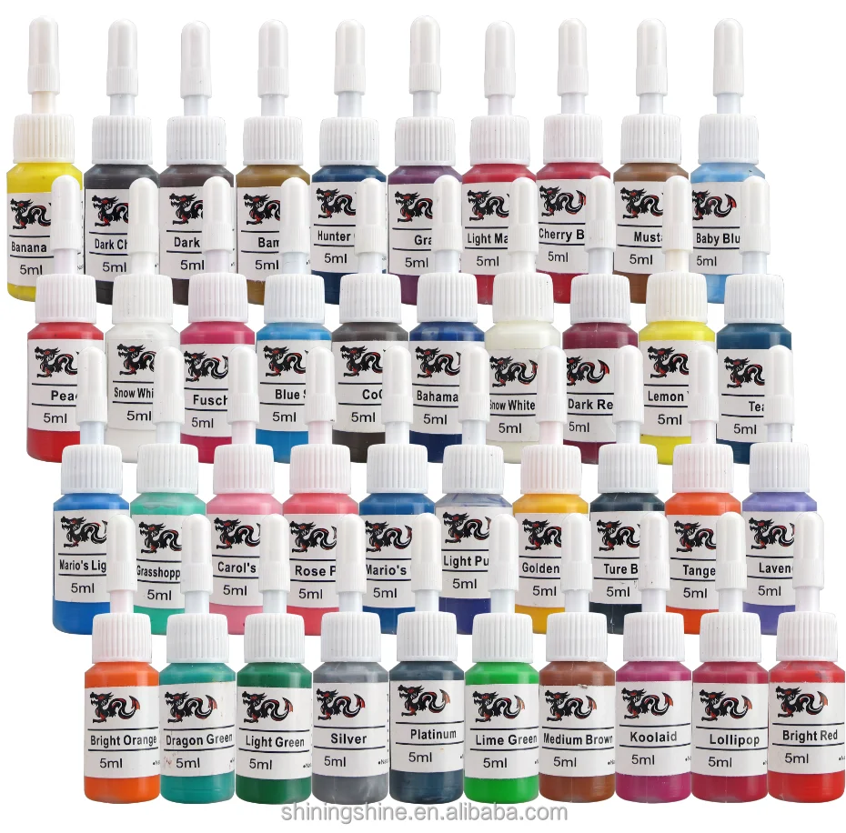 Buy Intenze Color Tattoo Ink Sets 1 oz 11 Primary Colors or Light Colors  Primary Colors Online at desertcartINDIA