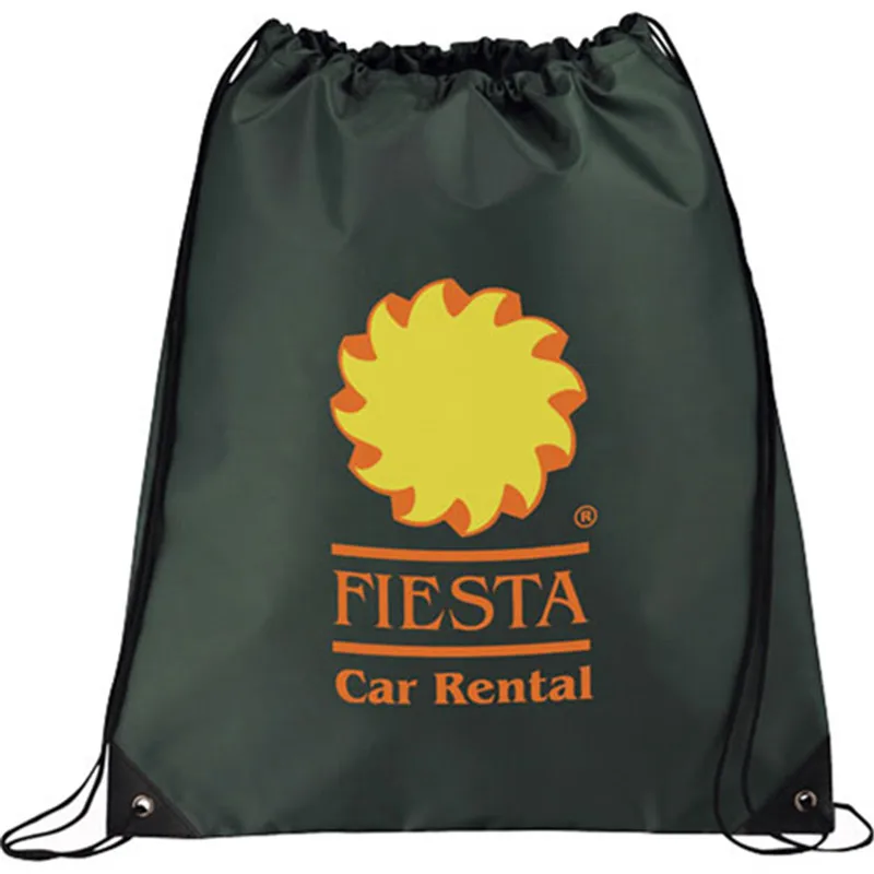 2016 Eco Friendly Customized Logo Branded Promotional Cheap Nylon Drawstring School Bag / Beg Sekolah / Beg Galas