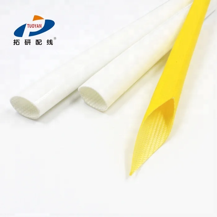 insulation tube ROHS certificated silicone fiberglass sleeveing