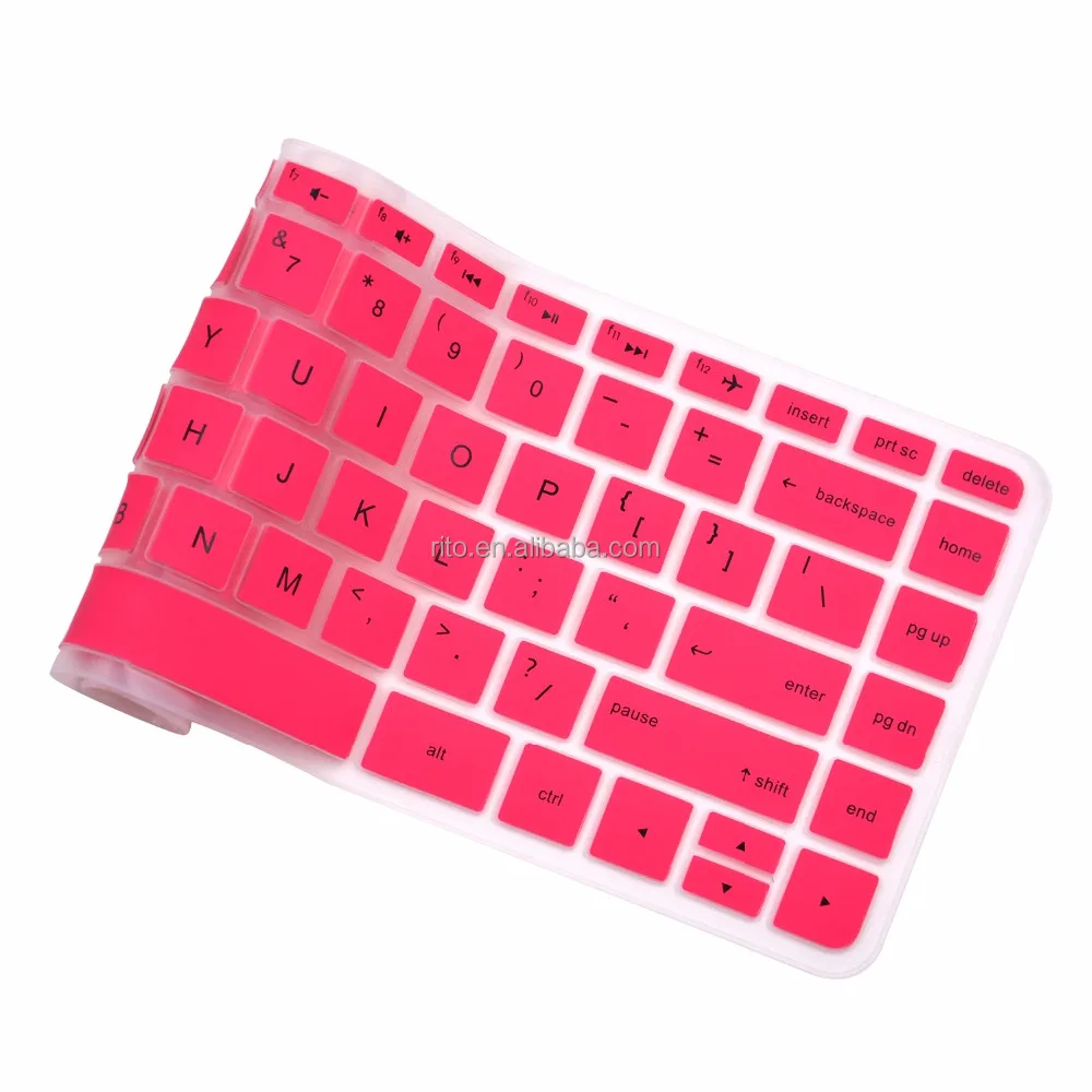 Чехол для клавиатуры ноутбука HP, Черный силиконовый чехол для клавиатуры HP 14 дюймов