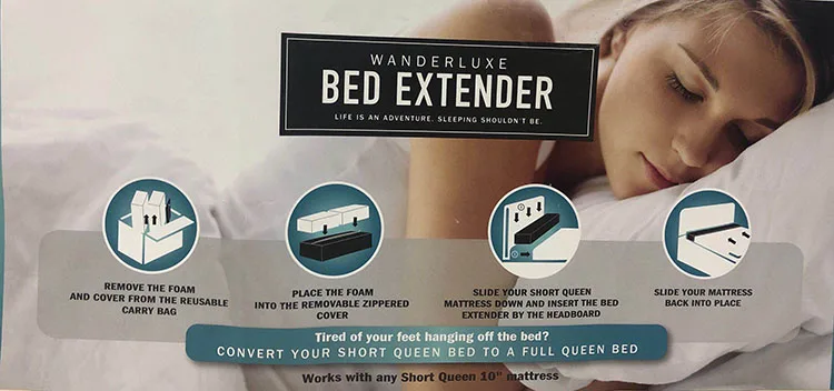 Short Queen Bed Extender