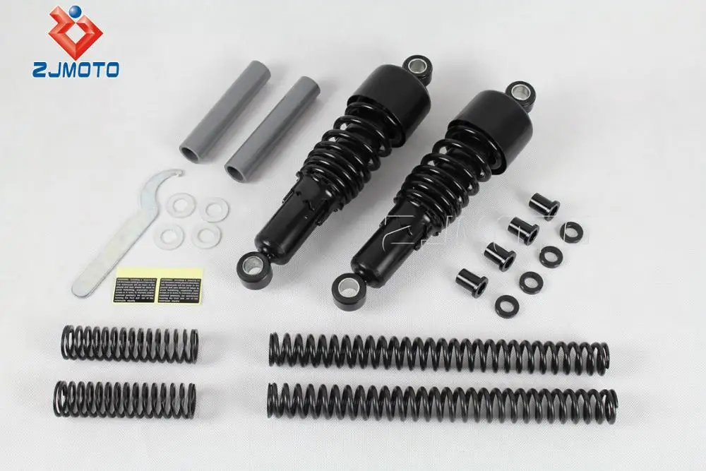 ZJMOTO SH-7102-CH  Bike Shock Absorb Motorcycle Rear Shock Absorber for Harley Davidson XL1200C Sportster 1200