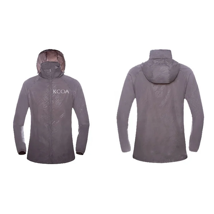 Customized Item Reflective Good Quality Lightweight Men's Cycling Sleeves Rain Jackets