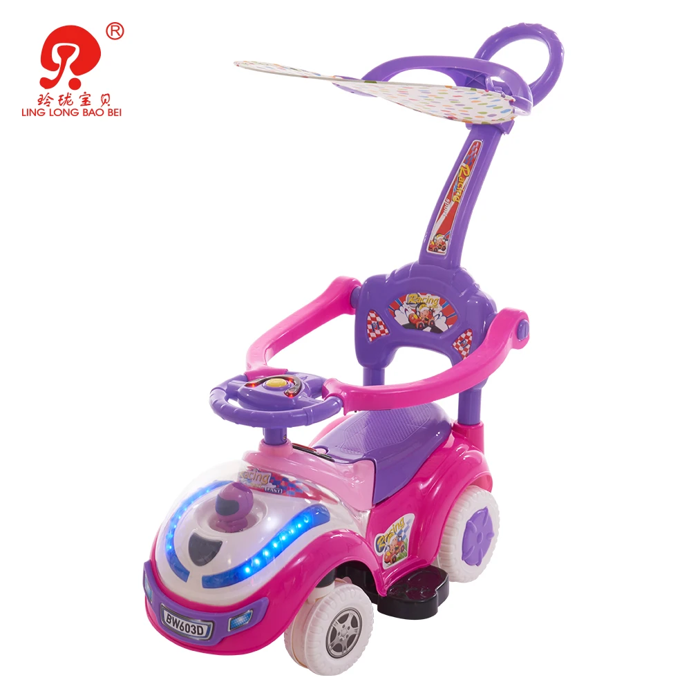 Hot Sale Baby Plastic Children Ride on Car with Canopy - Main Image