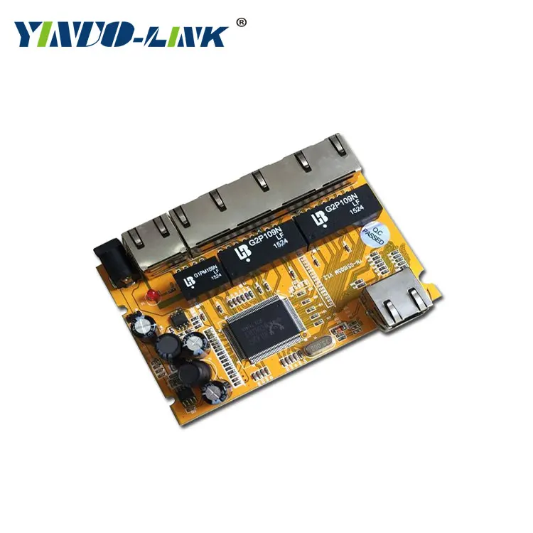 RTL8367 6 порт Gigabit Ethernet-коммутатор Поддержка модуля (разработанно специально для заказчика)/поо (производство оригинального