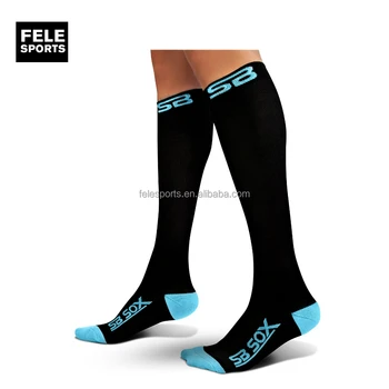 Amazon Hot sale SB SOX compression socks 20-30mmhg sports socks