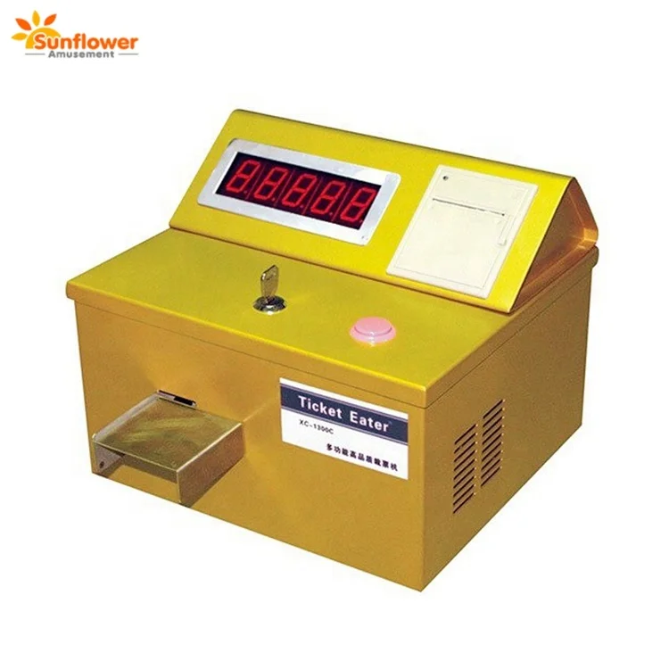 Ticket Eater Machine Lottery Ticket Counting Machine