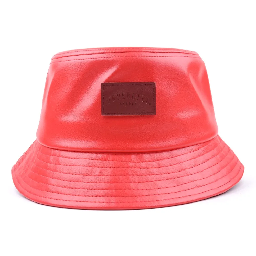 leather fishing hat