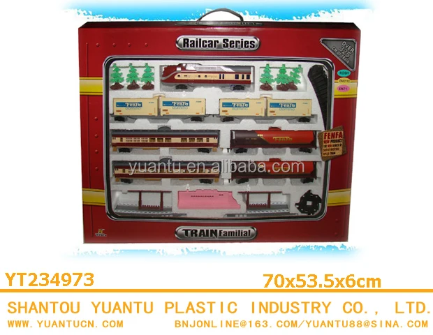 P/O Racing track electronic music train with light sound and track