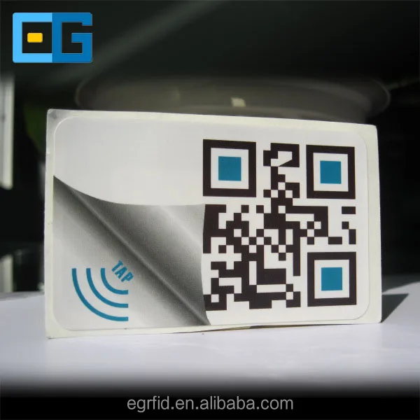 Biodegradable RFID NFC Labels Stickers Tags for Loyalty Apps