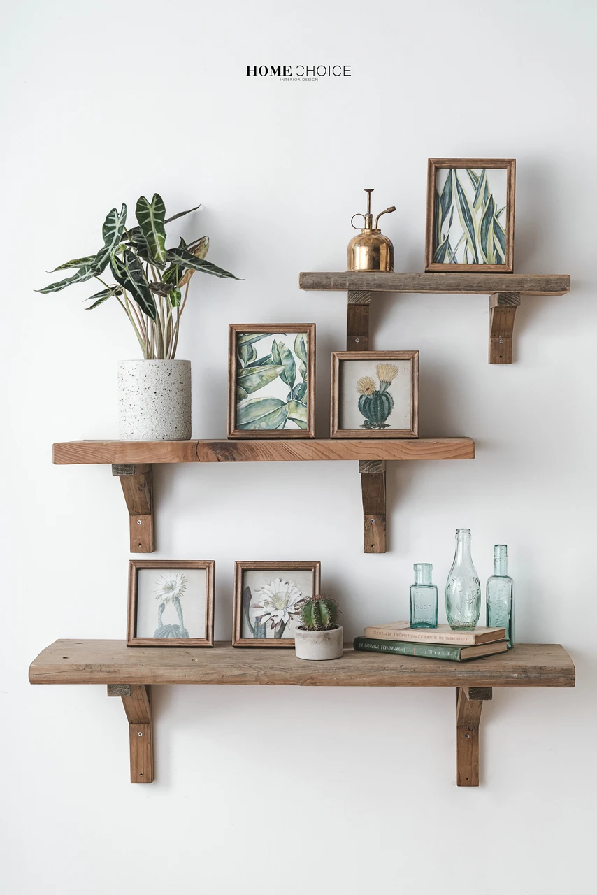 Деревянная Настенная картина с растениями, холст, рамка для украшения дома