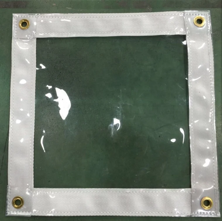 Outdoor Transparent Canvas clear Pvc Fabric Tarp Polyester Vinyl Tarp
