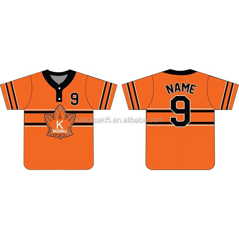 Moq 5 Pcs $25 Each Orange Black Custom Front Logo Adult Softball Jerseys  Number #11 Personal Names - Baseball Jerseys - AliExpress
