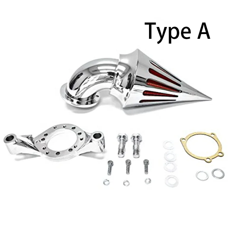 Мотоциклетные аксессуары, наборы воздушных очистителей с шипами, впускной фильтр для карбюратора Harley CV Delph V-Twin