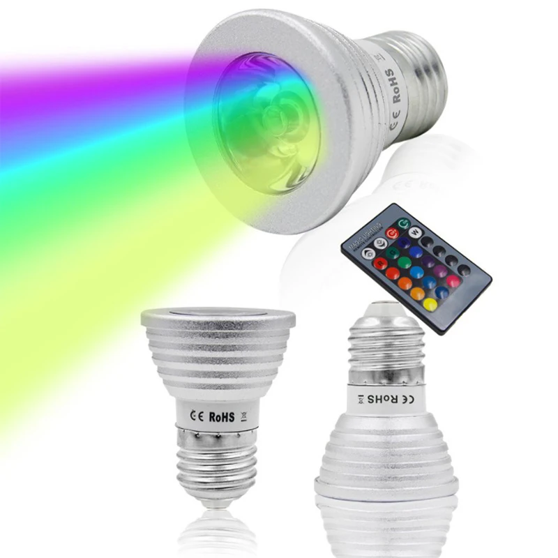Recessed Small Ceiling Light Mr11 Foco Led Bulb Color Changing 12v 4w Rgb Remote Control Light - Buy Rgb Led Lamp E27 Gu5.3 Gu10 Mr16 Color Rgb Led