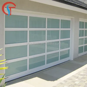 Aluminum Transparent Sectional Overhead See Through Garage Door - Buy ...