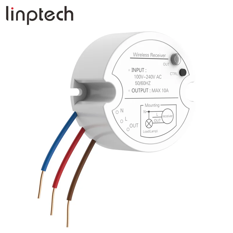 Linptech K4RW1 Kit 433 mhz 433mhz Remote Control Wall Switch