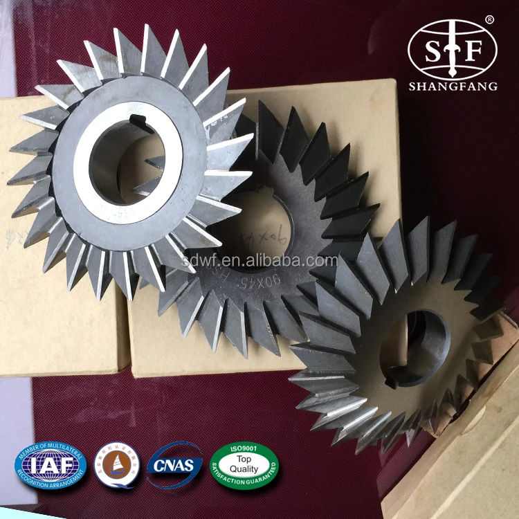 HSS D60mm Single Angle Milling Cutter with 55 Degree