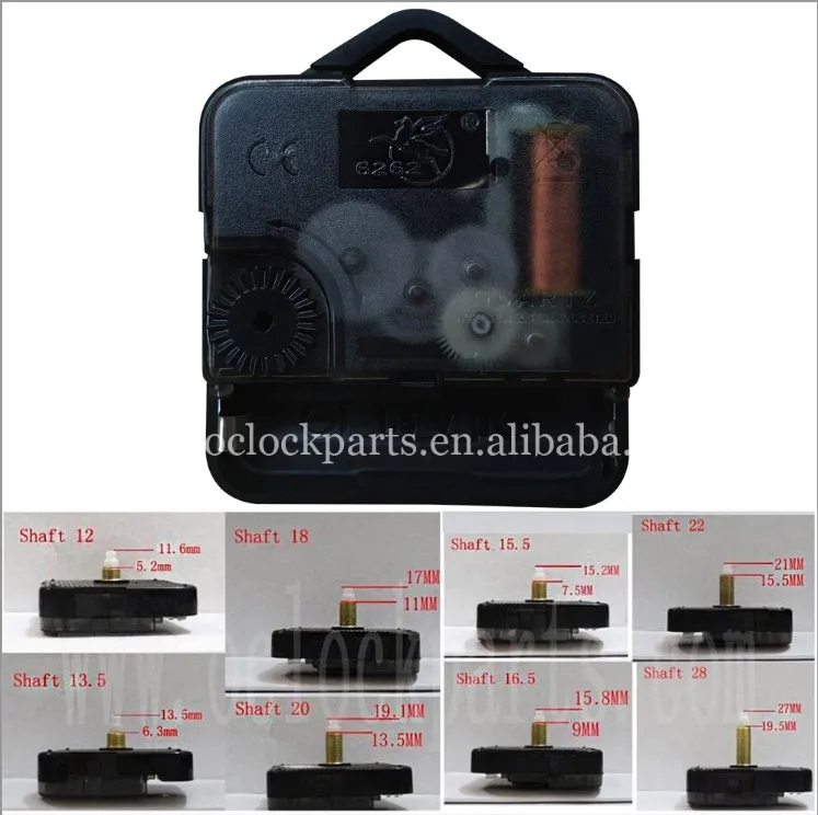 CE ROHS Sweep Wall Clock Movement Mechanism with Plastic Hanger