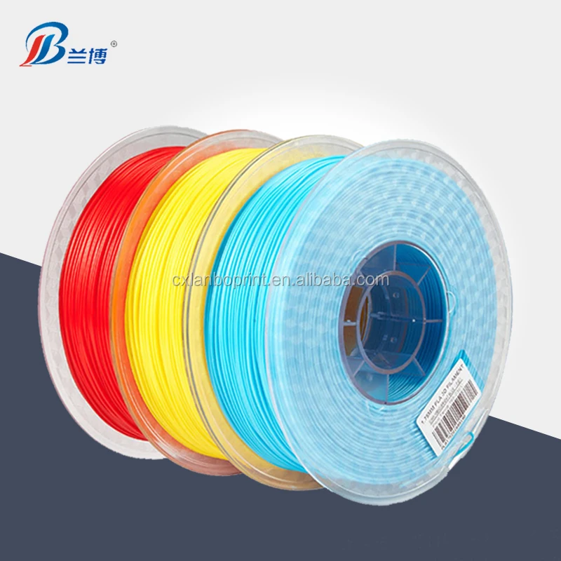 Lanbo фабрики 3D пополнения нити 1.75/3.0 мм 1 кг/roll PLA 3d отражающие