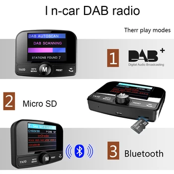 auto-scan the dab radio bt4.2 2.4tft