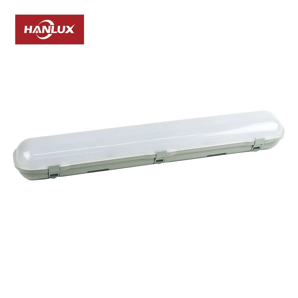 Ip65 1x36w 2x36w Led Surface Mounted Single T8 Tube Batten Triproof Light Double T8 Fluorescent 1424