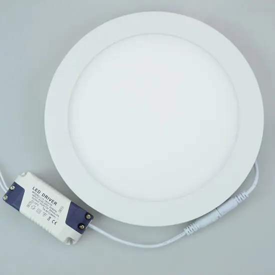 Dimmable LED Panel Lights Round - India BIS Approved Ceiling Panel Lighting - 3/4/6/9/12/15/18/20/24W