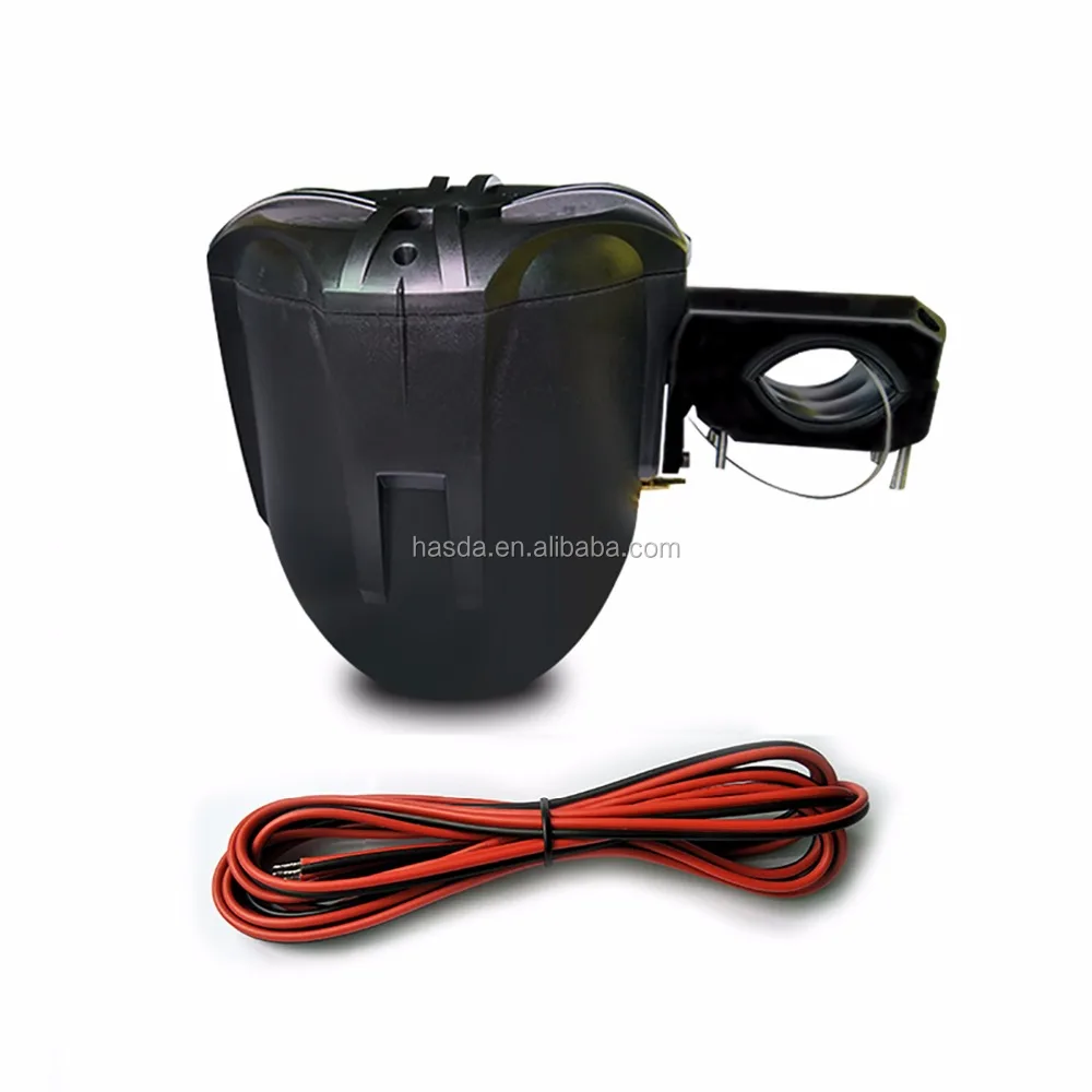 6.5' Waterproof Tower Speaker H-6106 Black IP66 Marine Wakeboard Speakers for Boat ATV UTV