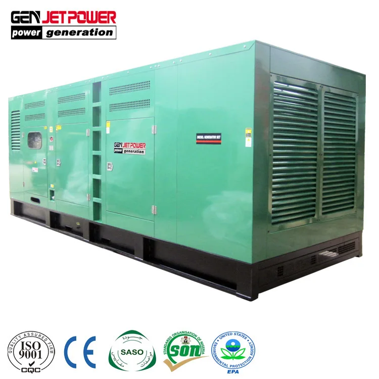 Price 1250kva diesel Generator Set 20 Feet Container Generator 1mw Alternator Stamford