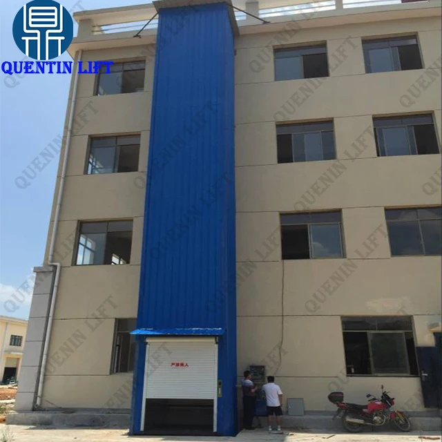 Heavy Loading Capacity Goods Lift Platform Wall Mounted Table Cargo Lift Elevator