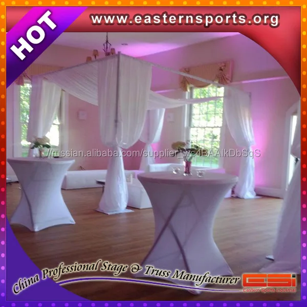 ESI алюминиевая труба и драпировка использующая на выставке карнизы стойка занавес фон