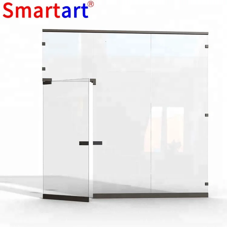 Security Bullet Proof Frameless Glass Doors