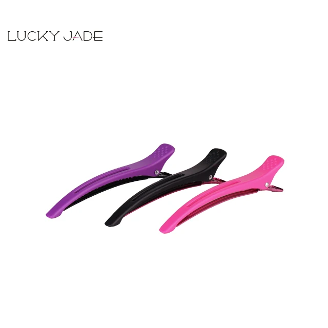 
Профессиональные салонные пластиковые зажимы с крокодиловым тиснением, супер захват, зажимы для волос, для толстых и тонких волос 