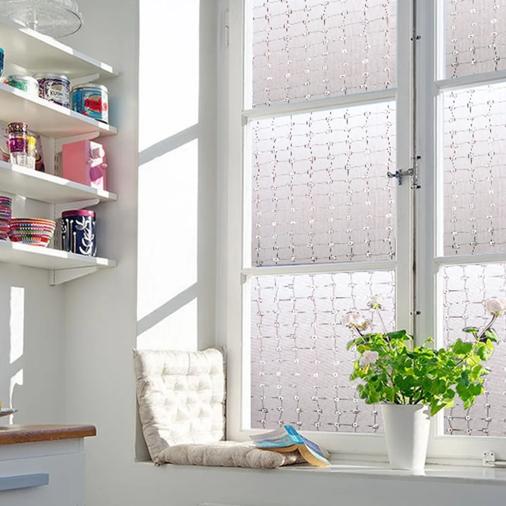 ПВХ статическая пленка для окон с рисунком и лазером