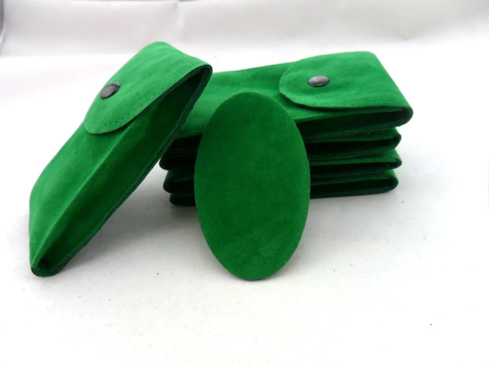 Персонализированный зеленый органайзер для часов, Дорожный Чехол, ремешок для часов, замшевый Бархатный Чехол для часов на заказ