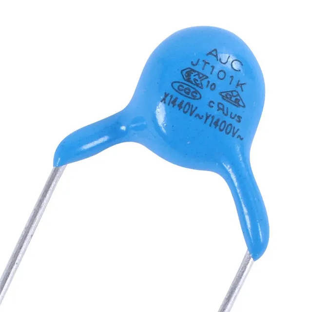 KNSCHA Round Blue color 221k 2kv High Voltage Ceramic Disc Capacitors for Audio equipments