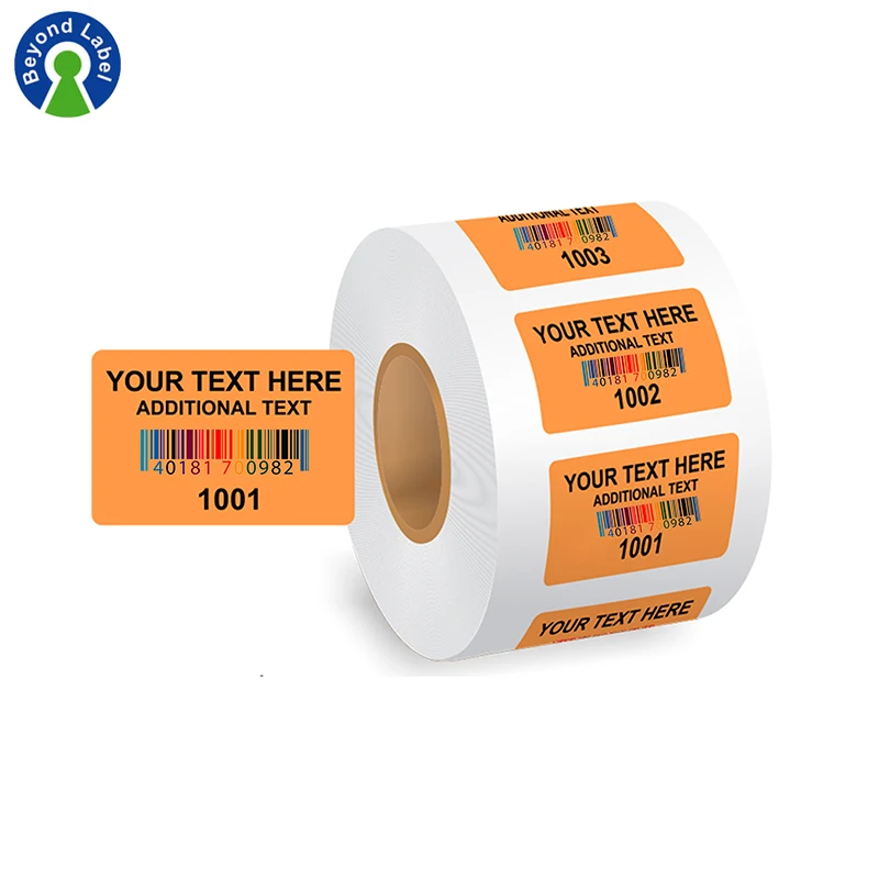 qr code sticker roll