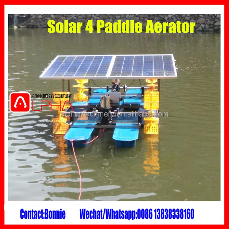 Fish Shrimp Farming Solar Paddle Wheel Floating Aerator Philippines