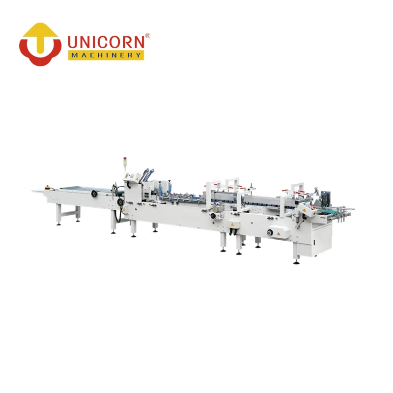 
 Автоматическая коробка Папка Gluer Угловые вставки края складывая холодного склеивания машина  